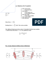 Transfer Matrix Formulation for Structural Analysis