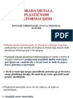 Obrada Metala Plastičnom Deformacijom - Kovanje I Presovanje 3.3