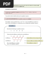 A25 NTH Term of A Quadratic Sequence (Higher)