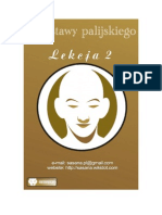 Podstawy Palijskiego Lekcja 2