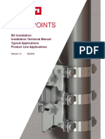 Fixed Points: BU Installation Installation Technical Manual Typical Applications Product Line Applications