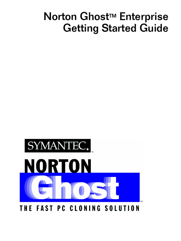 Norton Ghost Enterprise Getting Started Guide | PDF | Booting | Command ...