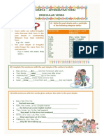 Past Simple - Affirmative Form Irregular Verbs