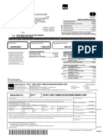 Fatura de cartão de crédito com detalhes de compras e limite disponível