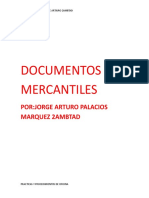 Documentos Mercantiles: Por:Jorge Arturo Palacios Marquez 2ambtad