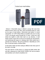 Vertical Axis Wind Turbine