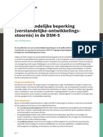 DSM-5 Whitepaper Verstandelijke Beperking (Kaldenbach, 2015)