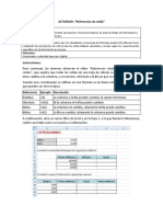 Actividad Referencias de Celda