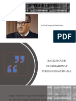 The Life of Thurgood Marshall: By: David Georgei and Nathan Grimes