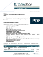 Cotización - Mantenimiento Preventivo y Correctivo Impresoras Láser Plotter - Aguapen EP