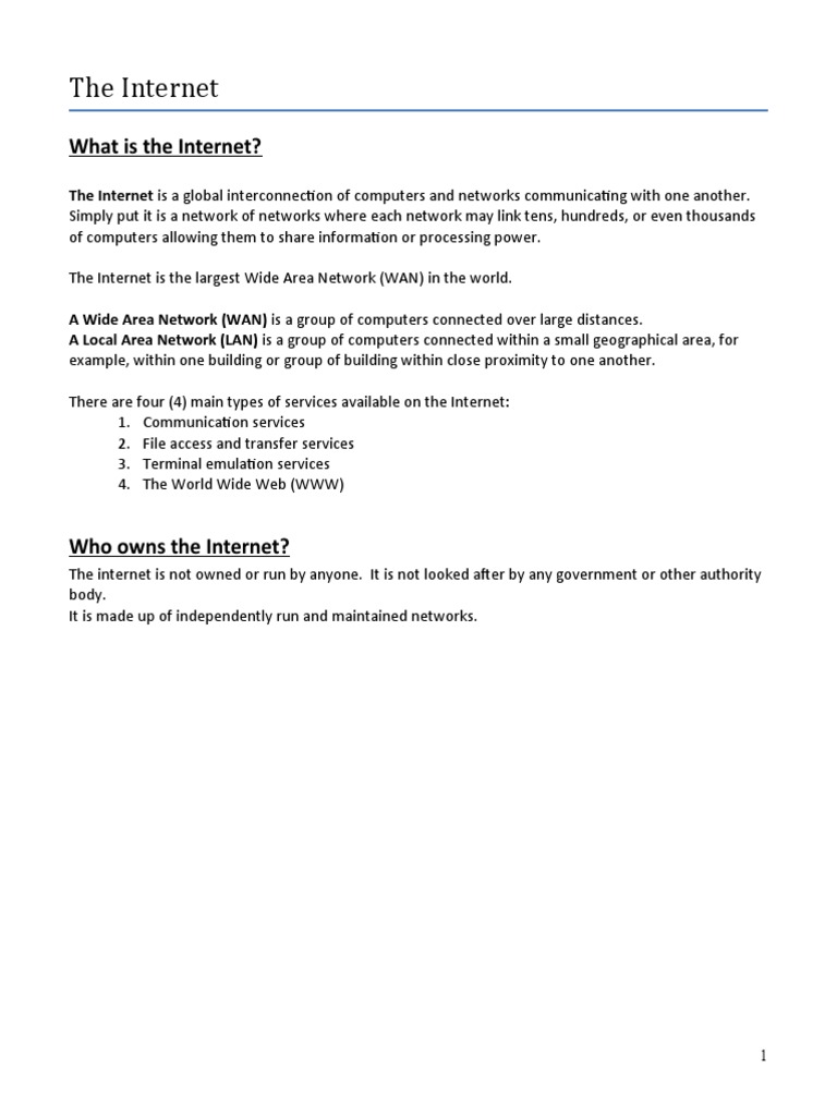 Internet Tutorial | PDF | Instant Messaging | Internet