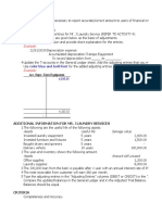 Example:: To Record Depreciation From - To