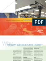 Manufacturing-Axapta: Microsoft Business Solutions For