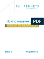 Adult 'How to Measure Guide' Issue 3. Aug 2012