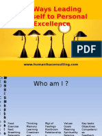 Leading Yourself To Personal Excellence