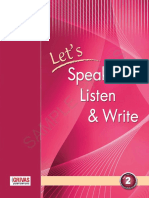 Lets Speak Listen Write 2 ST