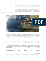 Descripcion de Procesos de Muebles Lusander