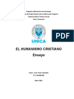 Ensayo Humanismo Cristiano by Parra