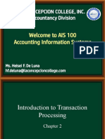 Chapter 2 Introduction To Transaction Processing