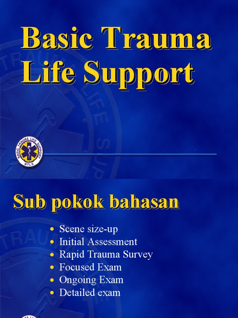Rapid Trauma Survey dan BTLS Essentials | PDF