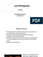 7 ANO - 36,37 - Gênero Depoimento 20.04