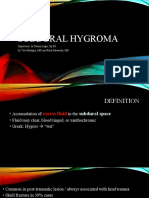Subdural Hygroma: Supervisor: DR Donny Argie, SP - BS by Vito Masagus, MD and Reza Mawardy, MD
