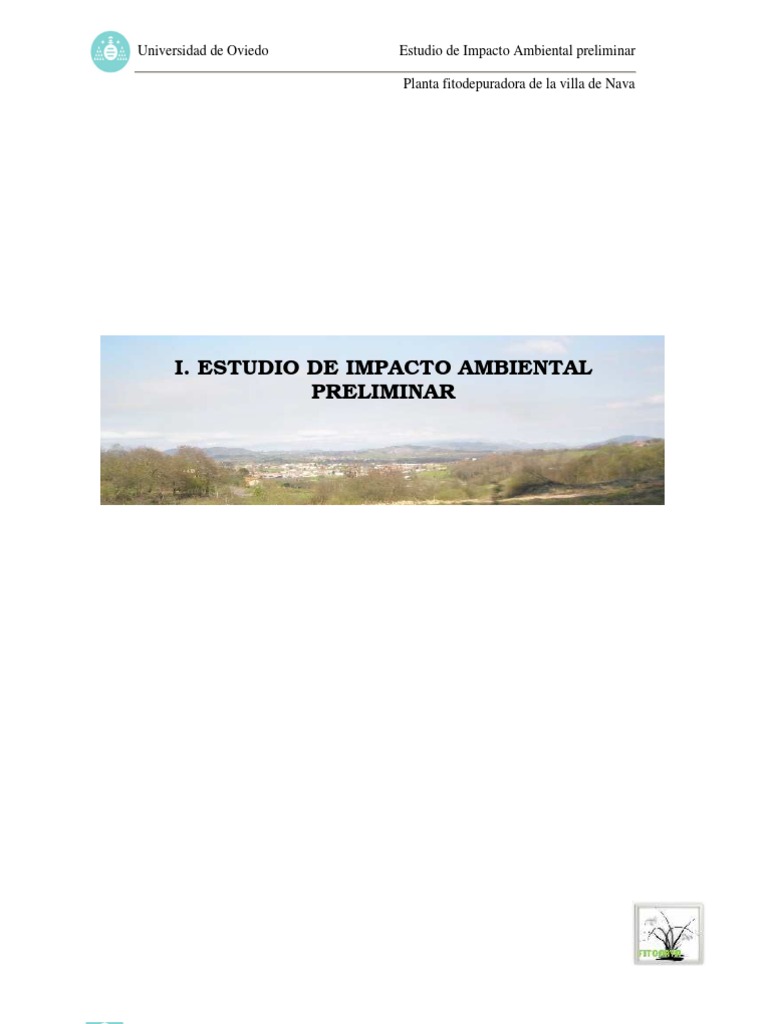 Anexo 1. Estudio de Impacto Ambiental Preliminar | PDF | Clima | Prado