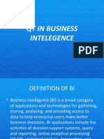 QT and Business inteligence(adil uchila)