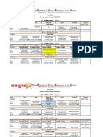 Planning L2 IRT-Avédji, 15 Au 27 Mars 2021