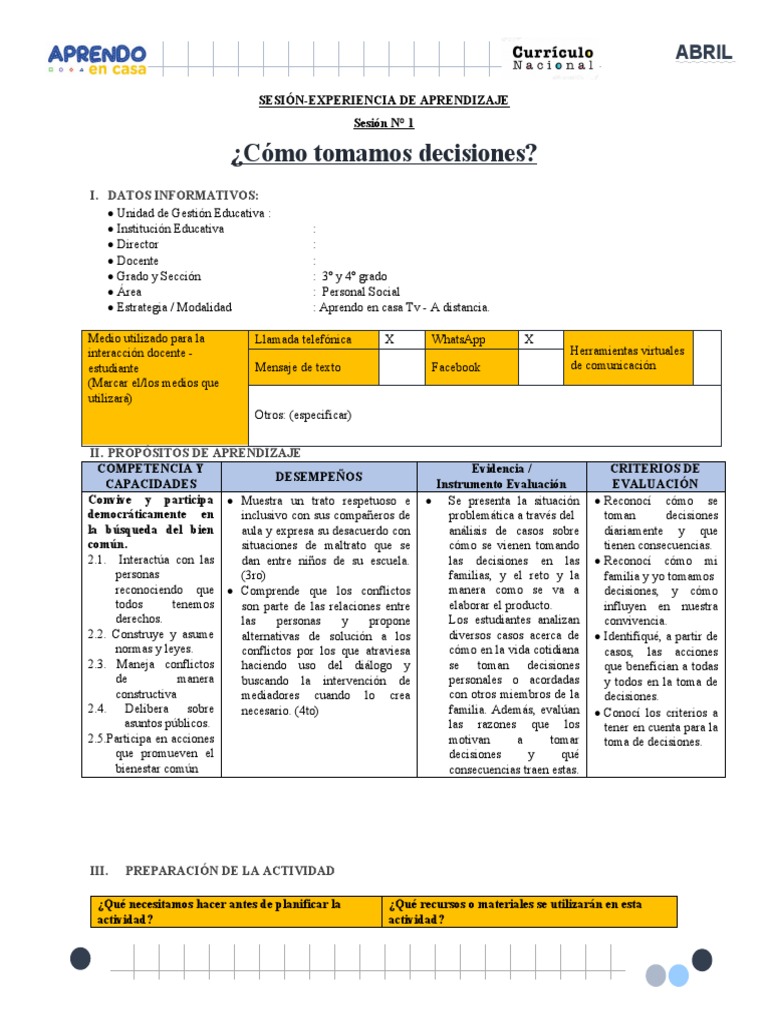 Toma de Decisiones en Educación Virtual | PDF | Evaluación | Aprendizaje