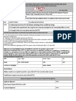 Armed Forces Classification Test (Afct) Authorization Letter For Navy