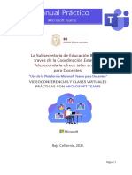 Manual Práctico - Uso de La Plataforma Microsoft Teams