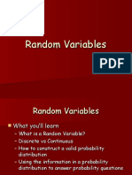 Random Variables PCC