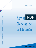 Revista de Ciencias de La Educación V1 N2