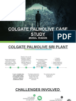 Colgate Palmolive Case Study: - Monal Tandon