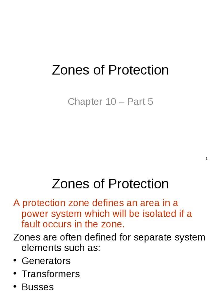 Protection Zones and Directional Relays Configuring Current