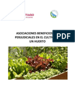 Asociaciones Beneficiosas y Perjudiciales en El Cultivo Del Huerto