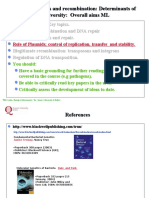 E.coli Systems and Recombination: Determinants of