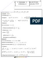 Devoir de Maison N°1 - Math - 1ère AS (2015-2016) MR Guarrab Wissem