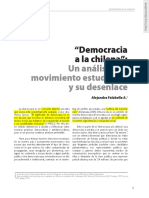 Democracia A La Chilena. Un Análisis Del Movimiento Estudiantil y Su Desenlace.