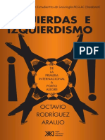 Rodriguez Araujo (2002) Izquierdas e Izquierdismo. De la Primera Internacional a Porto Alegre.