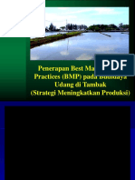 Penerapan Best Management Practices (BMP) Pada Budidaya Udang Di Tambak (Strategi Meningkatkan Produksi)