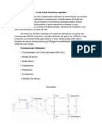 Fonte simétrica regulada por diodo Zener