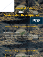 Environmental Crisis and Sustainable Development