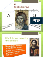 Theology in The Church - A Theandric Endeavour