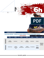 Plano de estudos para concurso de agente policial