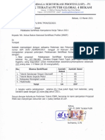 Surat Permohonan PSKK2021