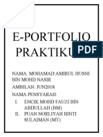 E Portfolio Praktikum