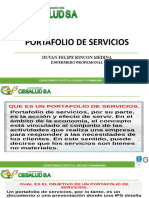 Portafolio de Servicios