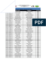 Listado Nuevo Ingreso 2020-Ii Pnf. Mecánica: # Cédula